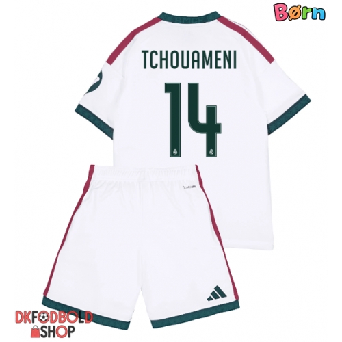 Real Madrid Aurelien Tchouameni #14 Hjemmebanesæt Børn 2026-27 Kort ærmer (+ korte bukser)